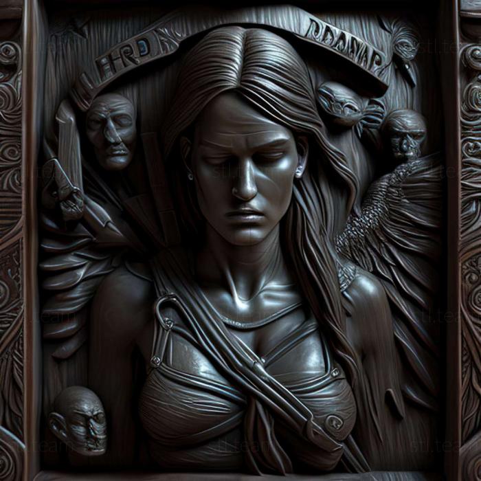 3D модель Игра Расхитительница гробниц Ангел тьмы (STL)